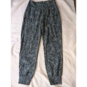 Athleta Salutation Jogger Ocelot Blue Print Women's Size Medium‎
